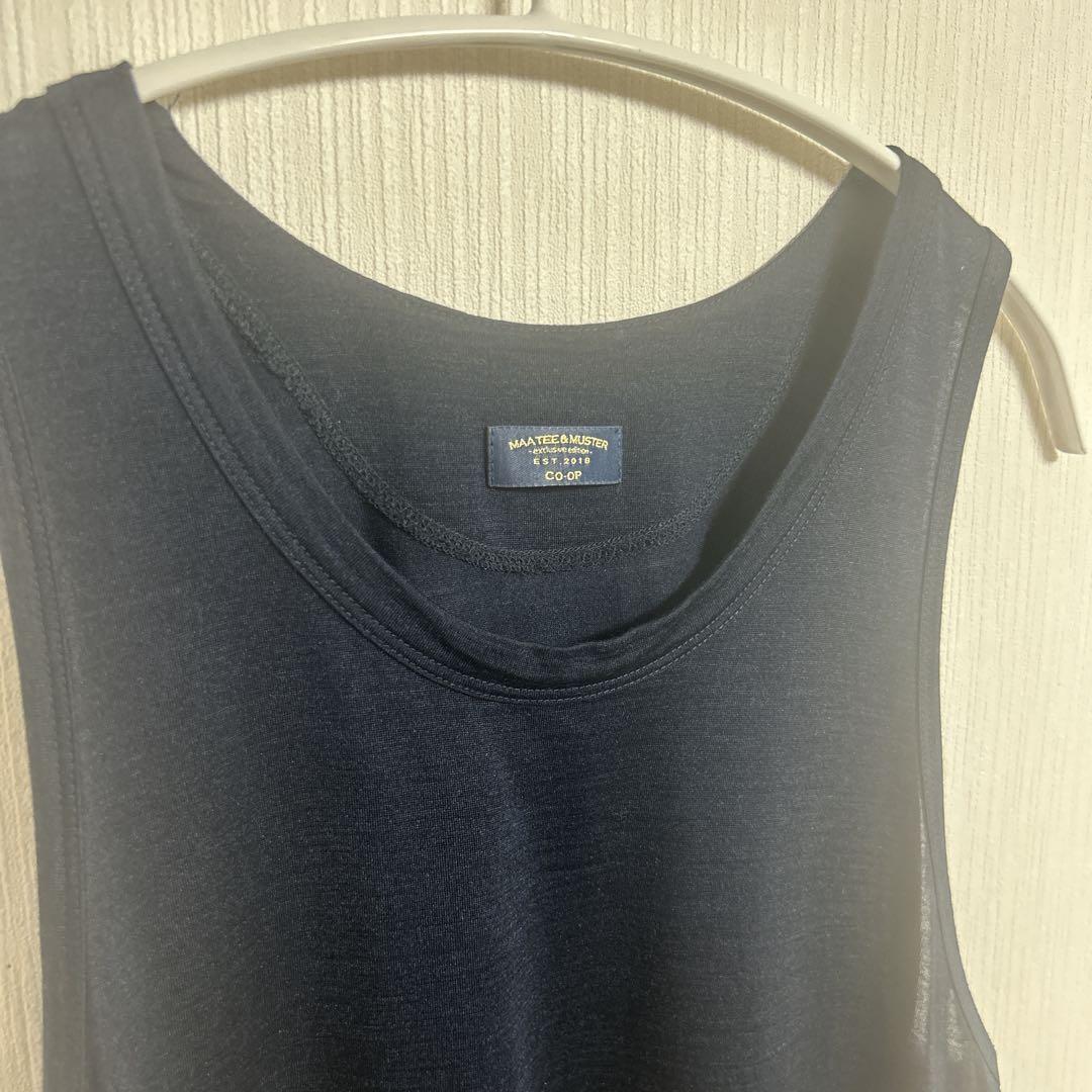 トップス MAATEE&SONS Ex. WASHABLE SILK TANK TOP 2