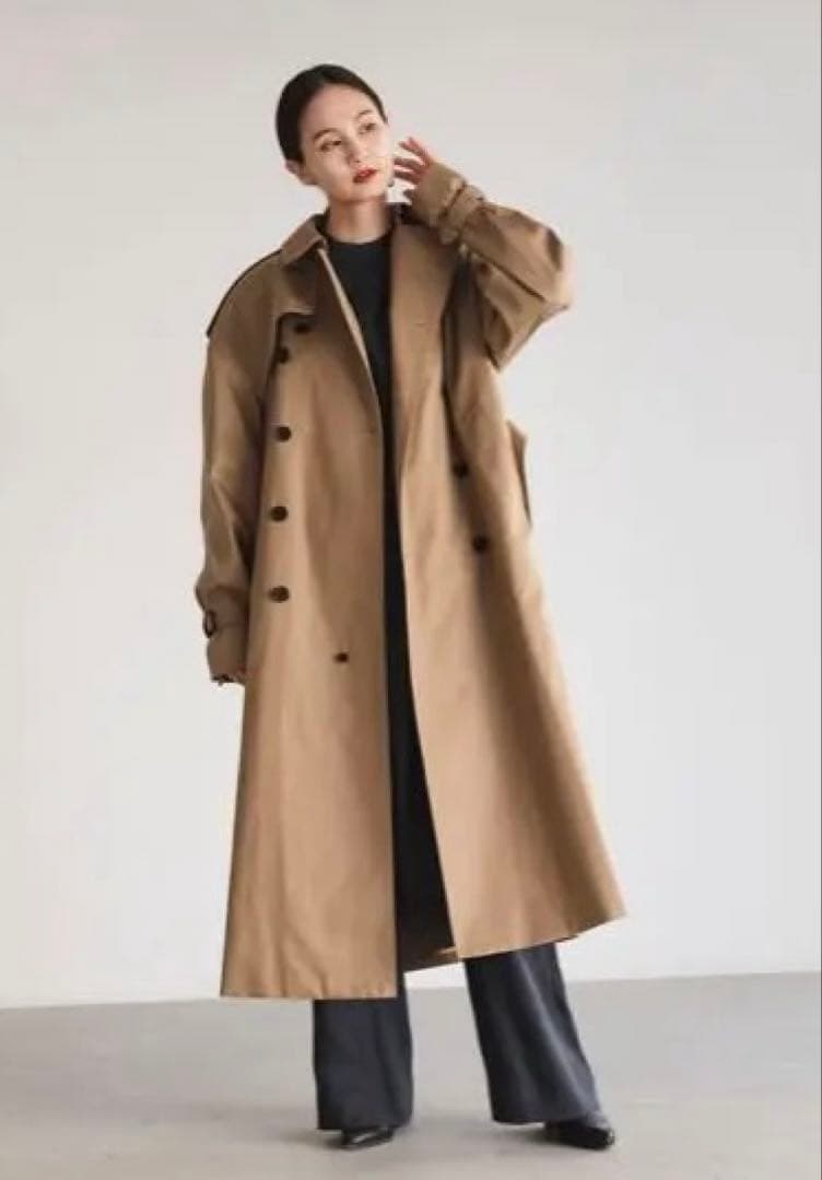 ハイク　TRENCH COAT BIG FIT トレンチコート　ビッグフィット
