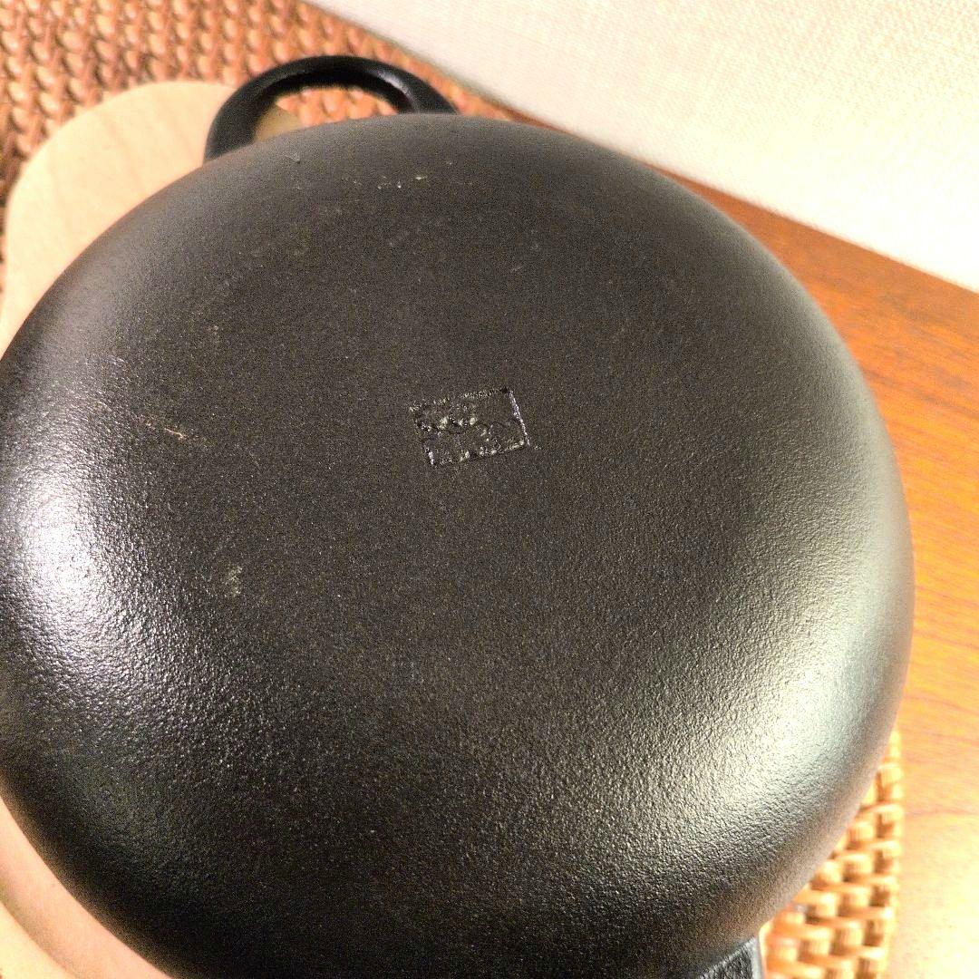 盛栄堂　南部鉄器　ニューラウンド万能鍋15cm×2個　木皿付