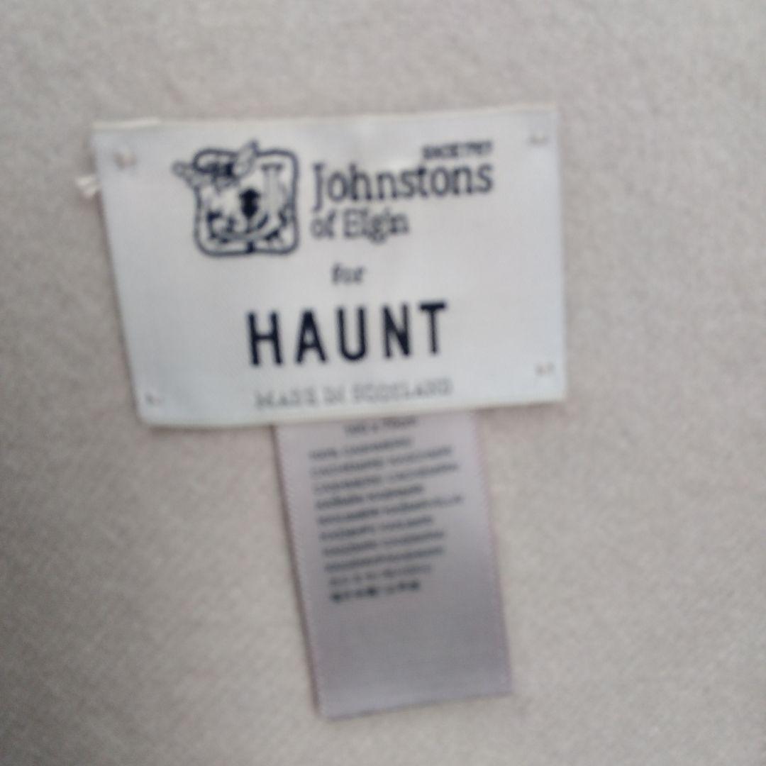 Johnstons of Elgin HAUNT ライトグレー　カシミアストール