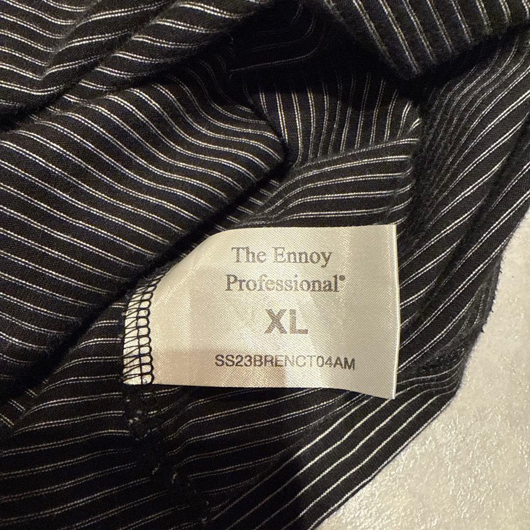 ENNOY エンノイ L/S Border T-Shirts ロンT ブラック