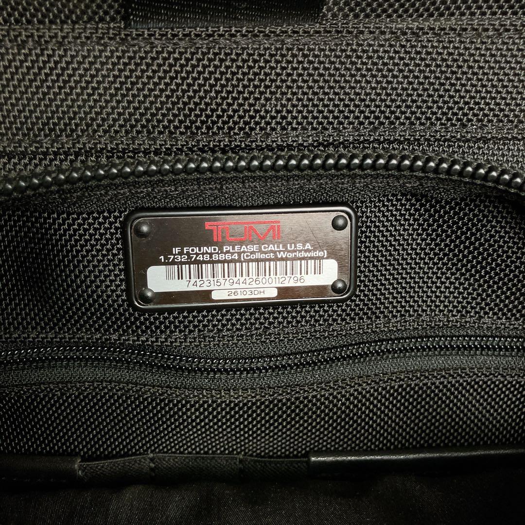 【美品】TUMI トゥミ　キャリーバック 26103DH ブラック