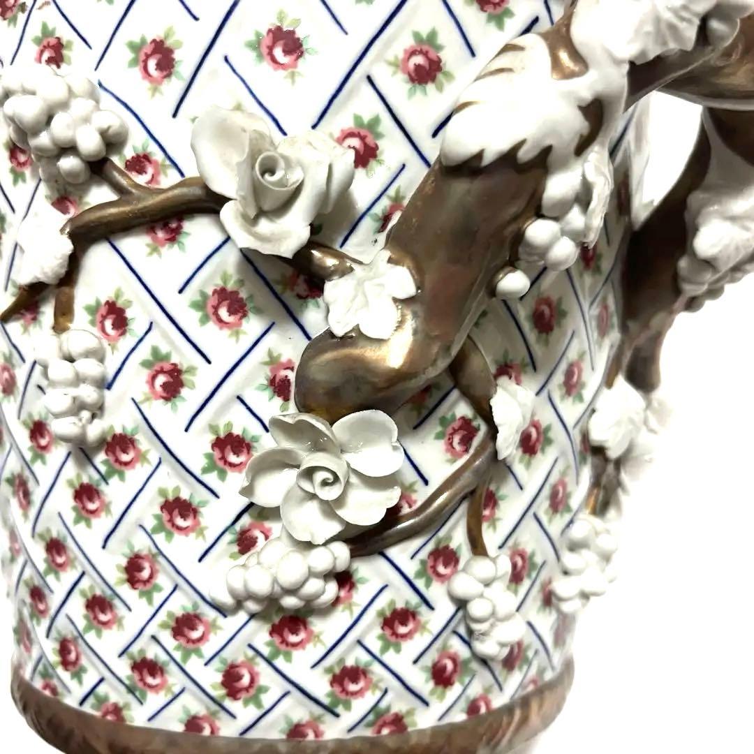 マイセン葡萄花柄バスケット