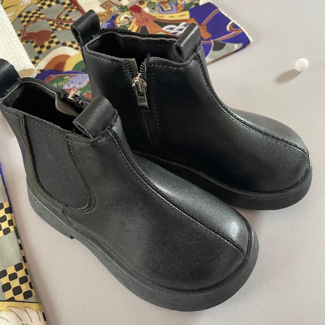 美品　七五三　3歳　4歳　男の子　アンティークお着物セット　正絹総絞りの被布