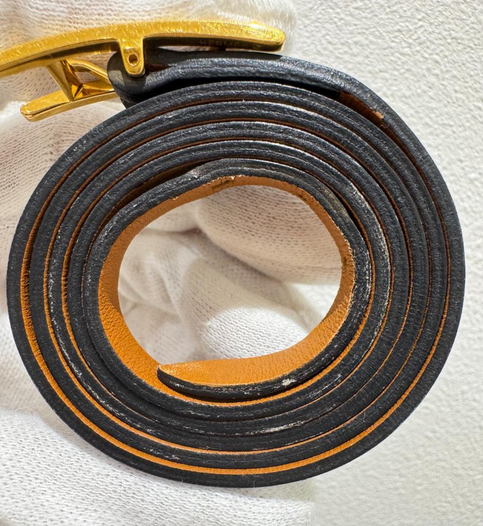 エルメス ビーアピ 4連ブレスレット 2012年 ブラック×ゴールド金具