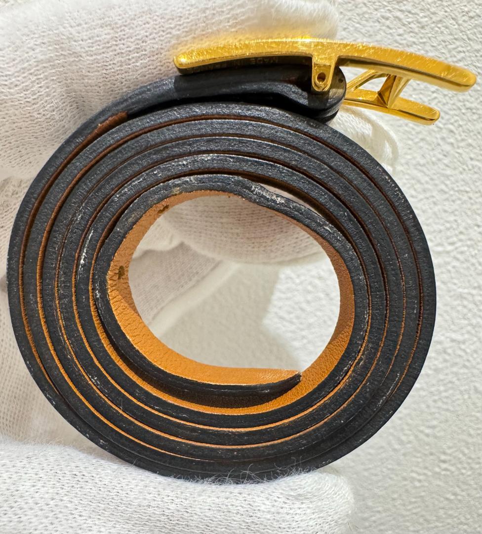 エルメス ビーアピ 4連ブレスレット 2012年 ブラック×ゴールド金具