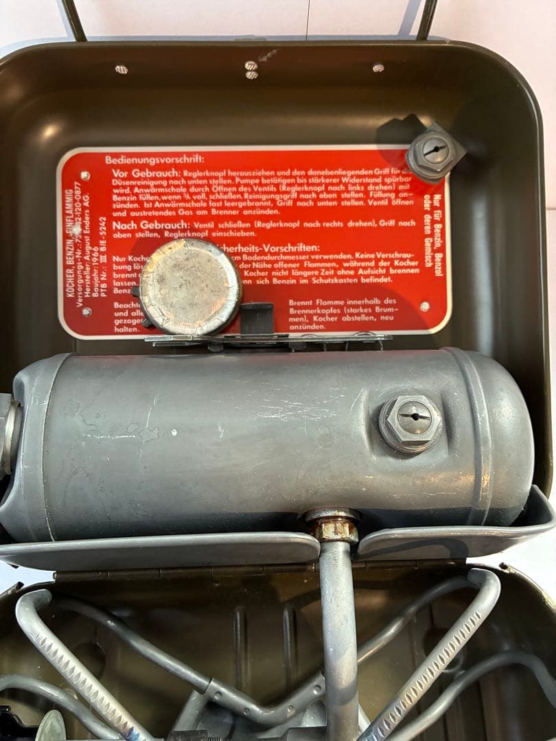 シングルバーナーコンロ 折りたたみ式 グレー