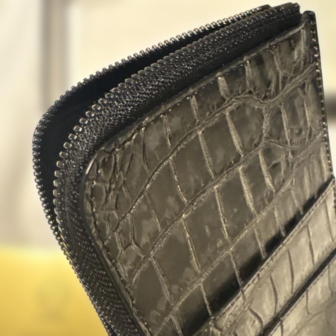 vermilionクロコダイルレザー長財布 iphoneポーチ　定価124000