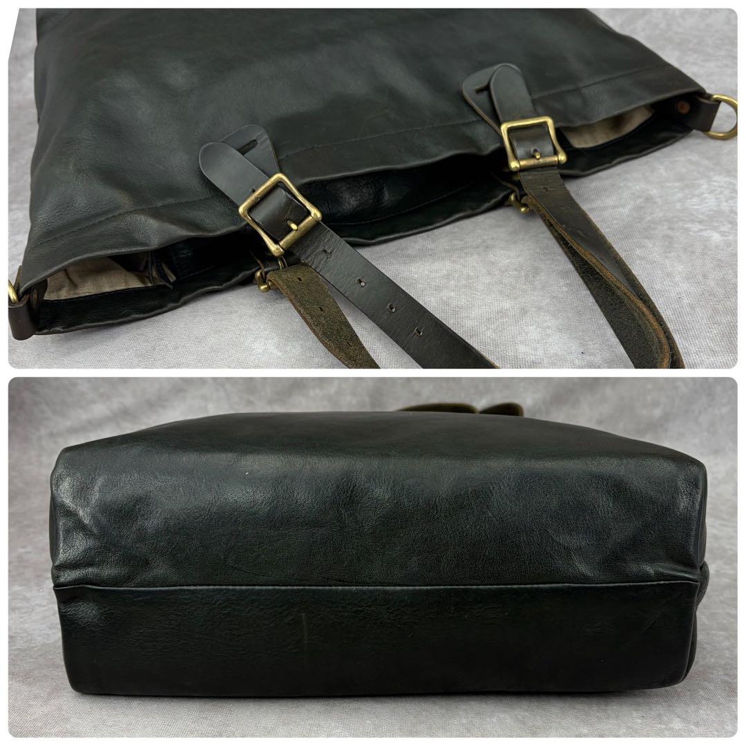 【良品✨/別注】SLOW × GALLERIA ルボーノ レザー トートバッグ