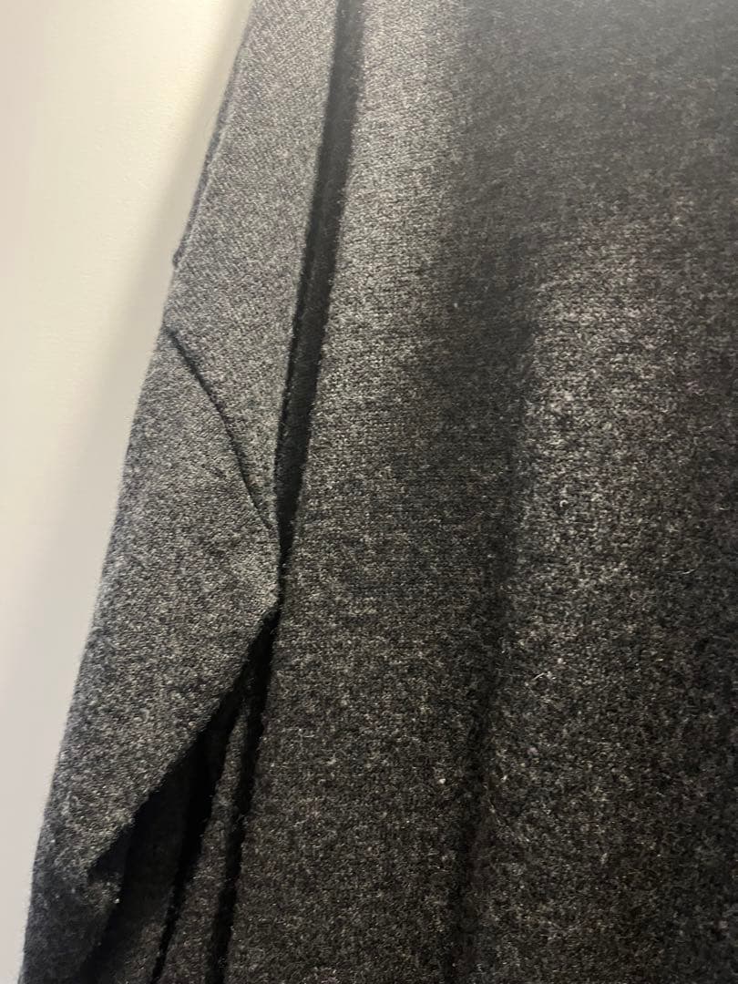 タートルネックロングドレス チャコールグレー