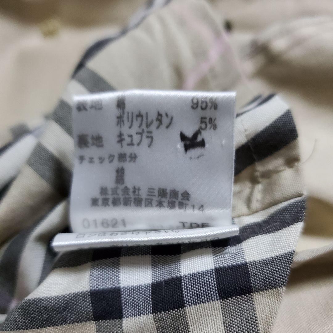 【美品】バーバリーロンドン ショートコート ノバチェック ベージュ M