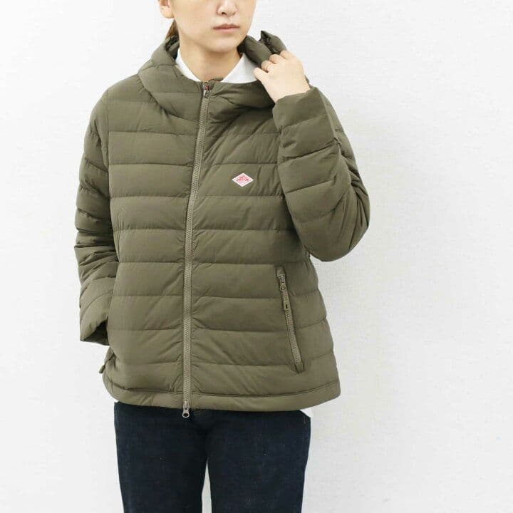 ジャケット・アウター MIDDLE DOWN HOODED JACKET