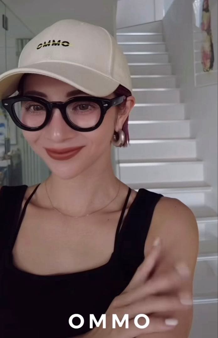 OMMO LOGOCAP ロゴキャップ ホワイト