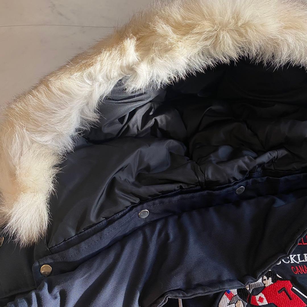 ムースナックルズ　ダウン　デビーボンバー　サイズSフォックスファー