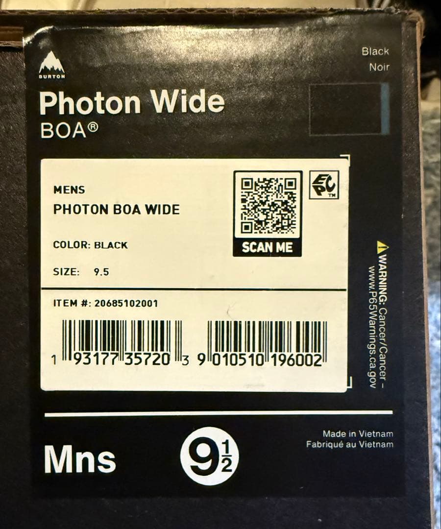 ち*げ様 24-25 BURTON バートン PHOTON BOA WIDE