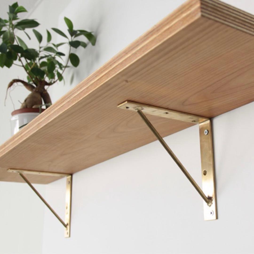 toolbox 棚受け　金物 真鍮