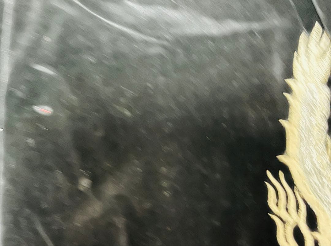 最終価格　風神雷神 龍神 黒 別珍 ベロア スカジャン 和柄 希少 レア