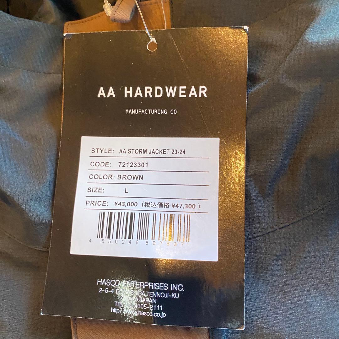 最終セール23-24 AA HARDWEAR CO STORM JACKET L