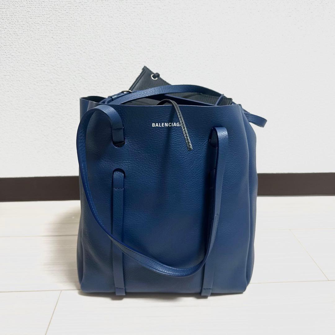【正規品】BALENCIAGA ネイビー トートバッグ