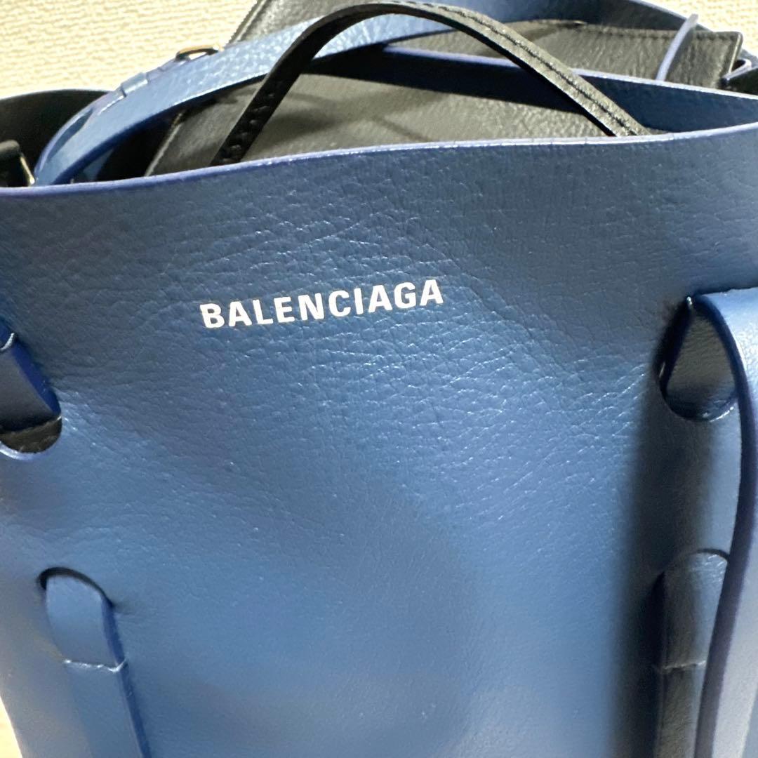 【正規品】BALENCIAGA ネイビー トートバッグ
