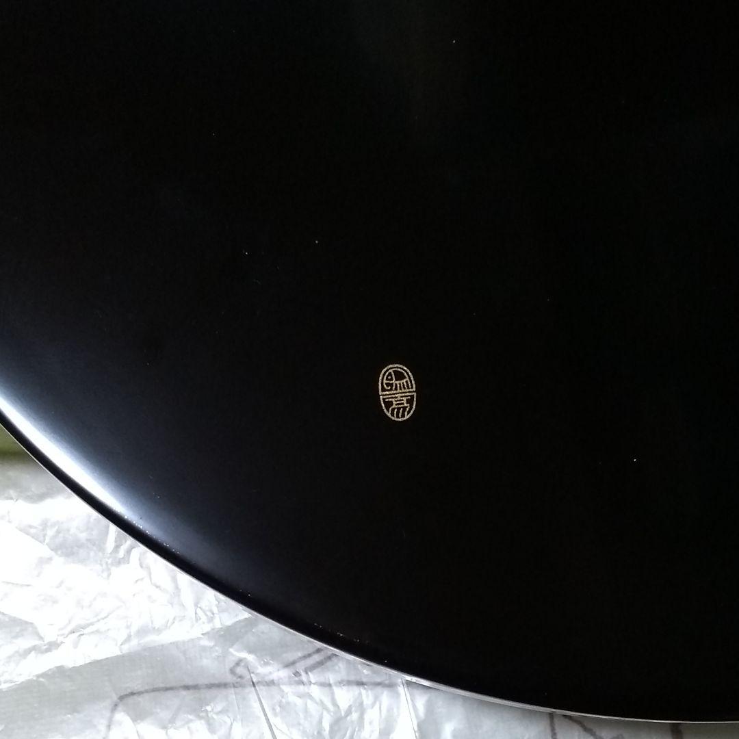 漆器　丸盆　象彦