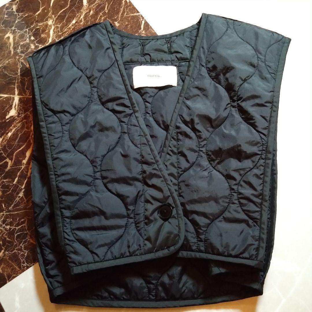 マルさまリクエスト ★TODAYFUL キルティングショートベスト　ブラック