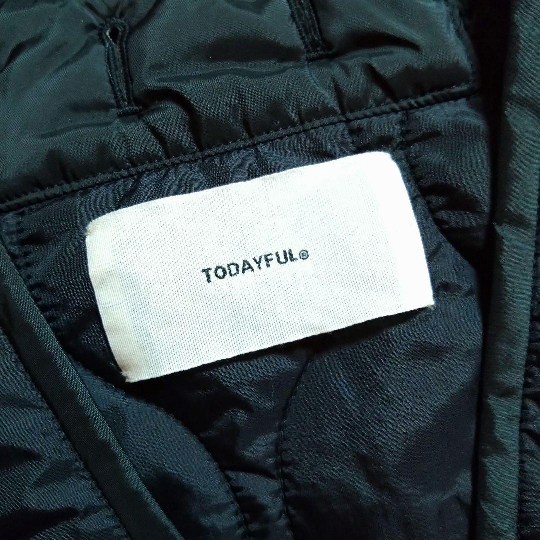 マルさまリクエスト ★TODAYFUL キルティングショートベスト　ブラック