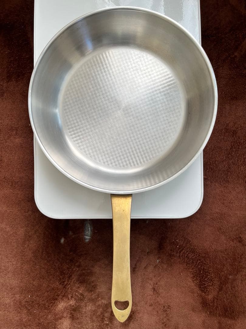 【スイス製】KUHN RIKON ステンレス フライパン 内径28cm シルバー