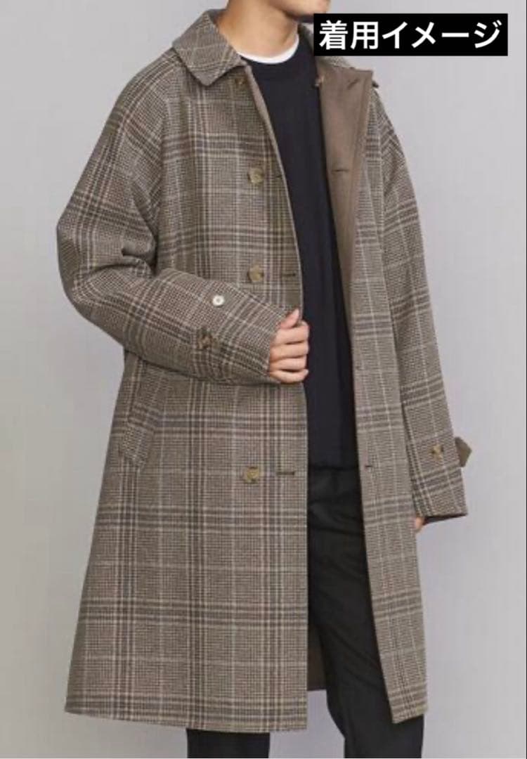 【美品】BEAUTY&YOUTH リバーシブル ステンカラーコート