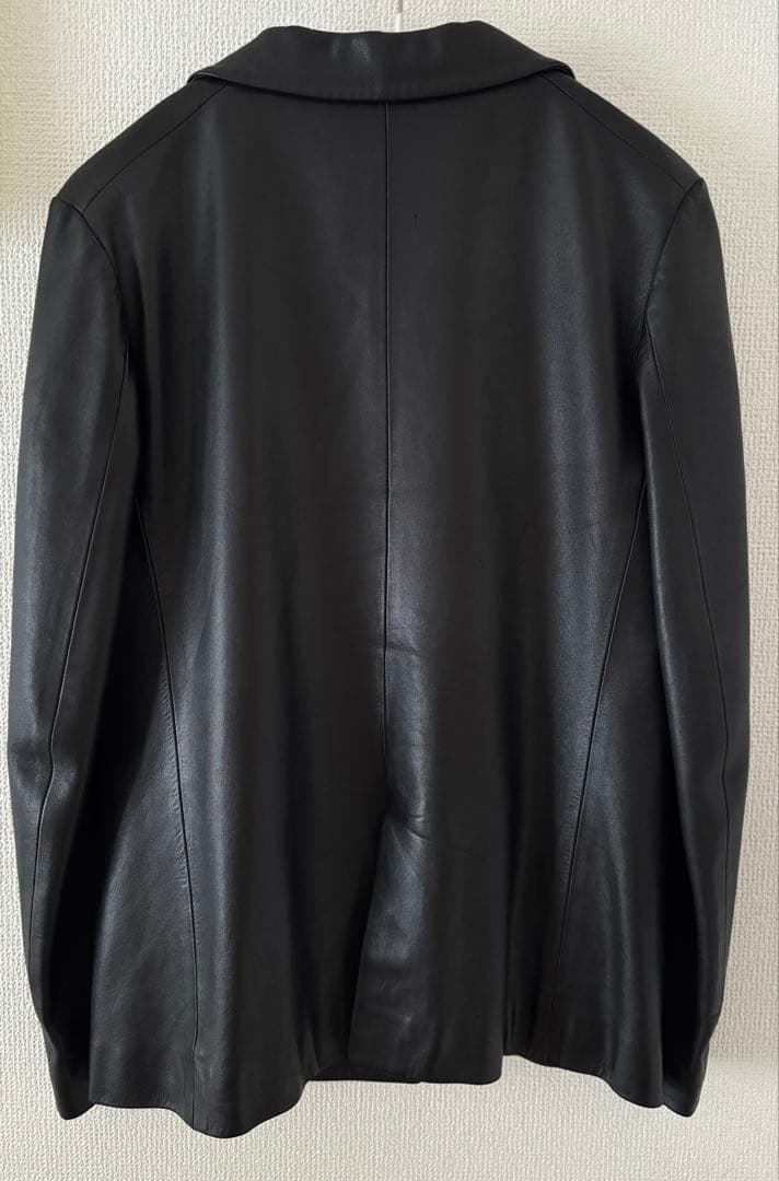 JIL SANDER ブラック レザージャケット 34 ポケットあり