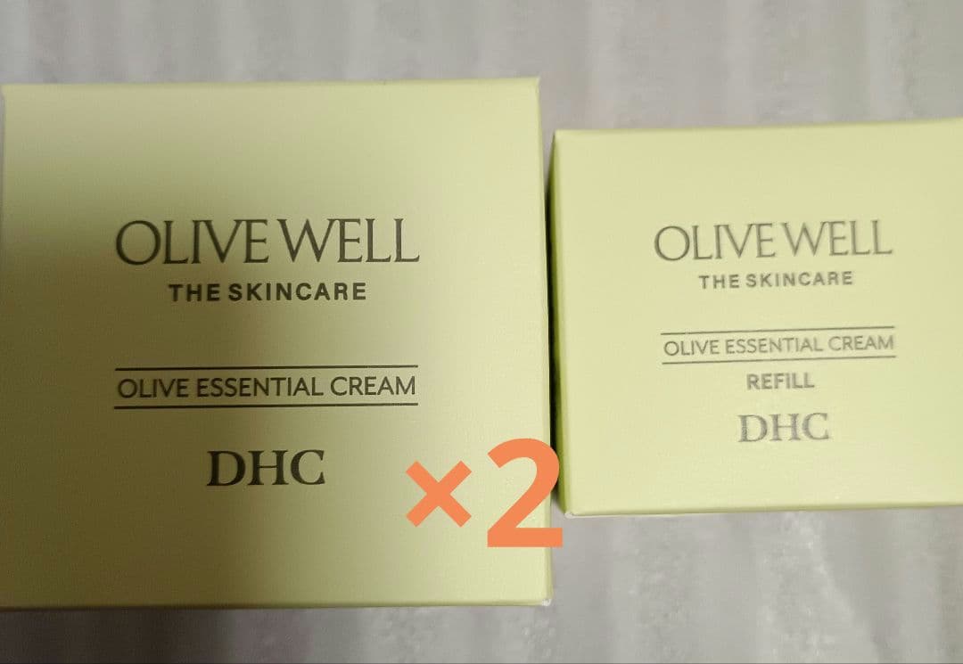 DHC オリーブエッセンシャルクリーム[50g + リフィル 50g ]×2