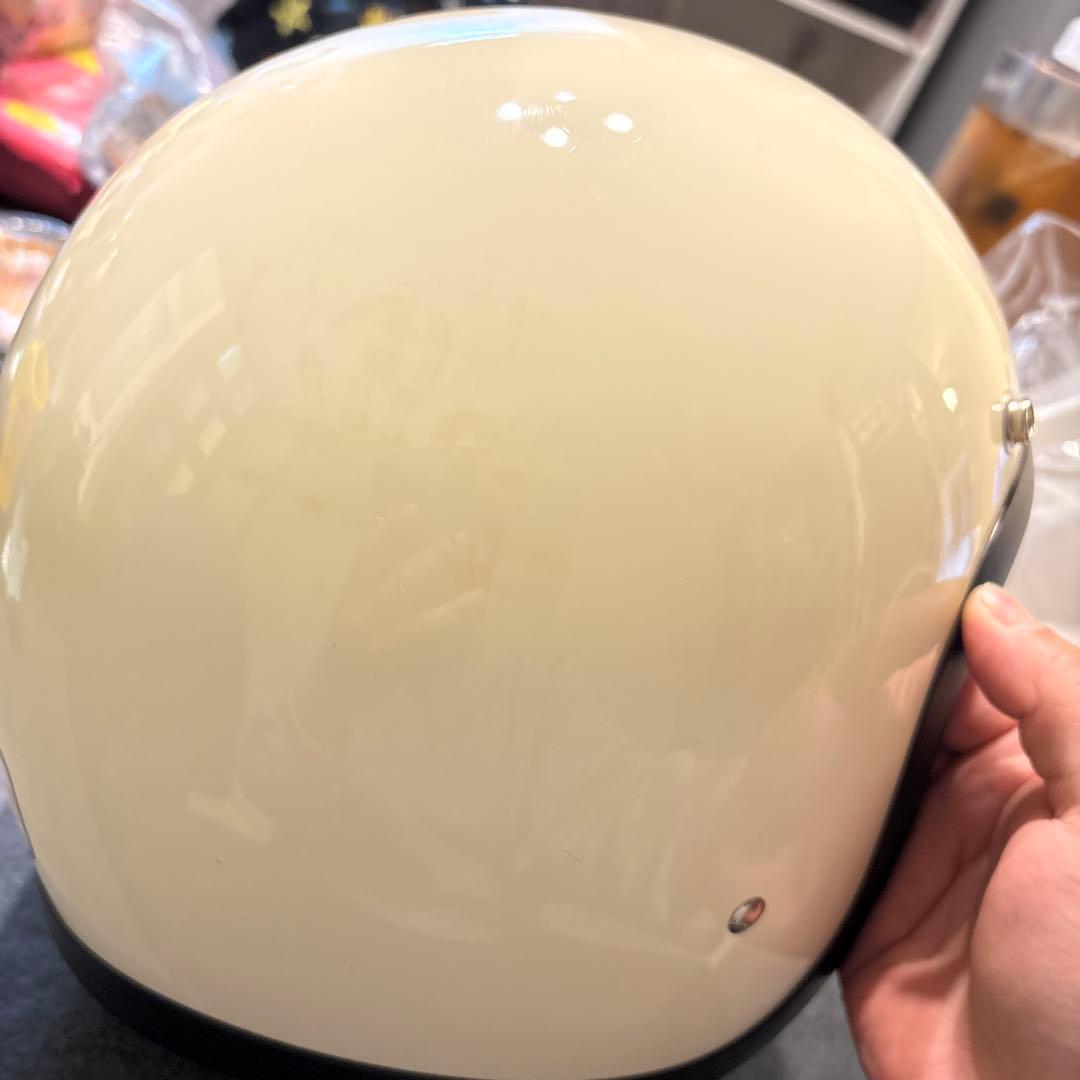 OCEAN BEETLE ジェットヘルメット LAC アイボリー