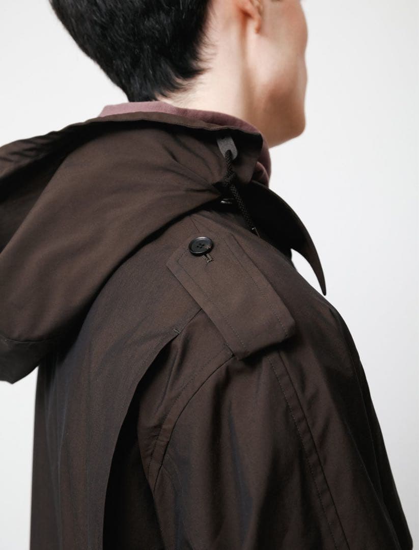 ジャケット・アウター AURALEE FINX NYLON CHAMBRAY FIELD COAT