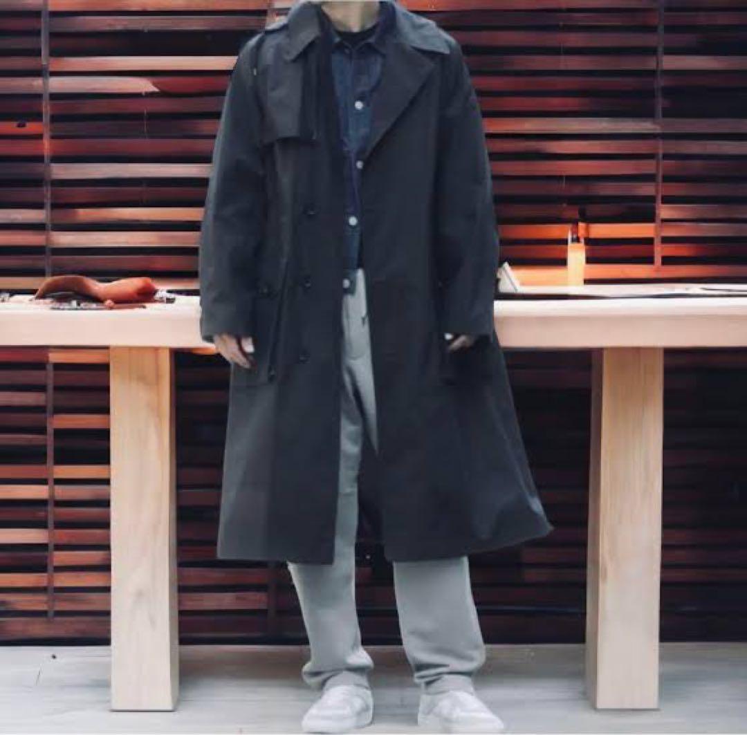 ジャケット・アウター AURALEE FINX NYLON CHAMBRAY FIELD COAT