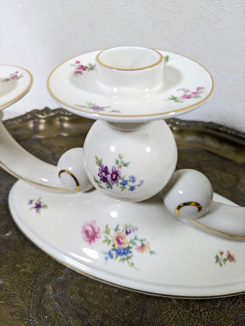 ヴィンテージ アルカ・クンスト クロナッハ 三連燈台キャンドルスタンド