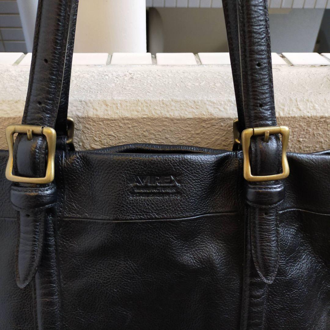 レア！ AVIREX 牛革 トートバッグ