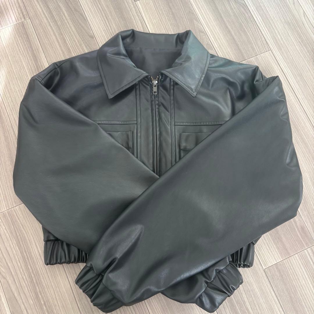 DIANTE ショート丈 レザージャケット