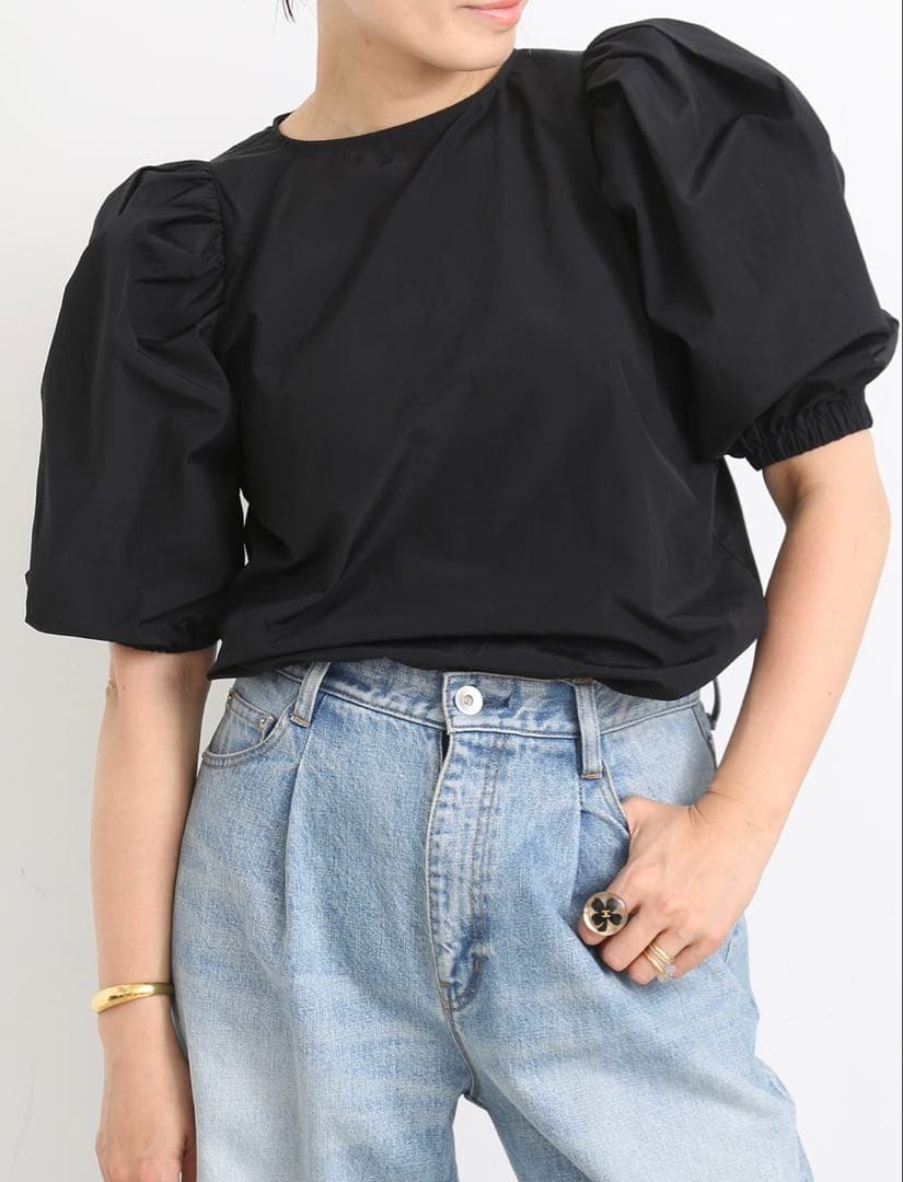 Deuxieme Classe CELERI/セルリバルーンスリーブブラウス