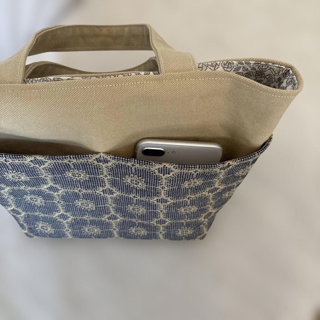 ミナペルホネン　Anemone トートバッグ　ハンドメイド