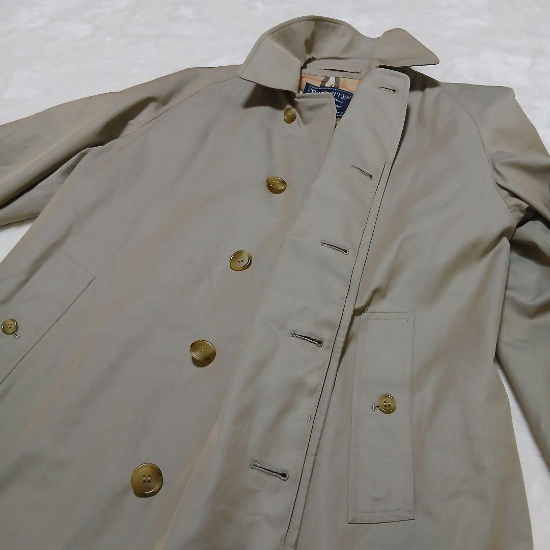 【美品】Burberrys 裏地ノバチェック ギャバジンステンカラーコート