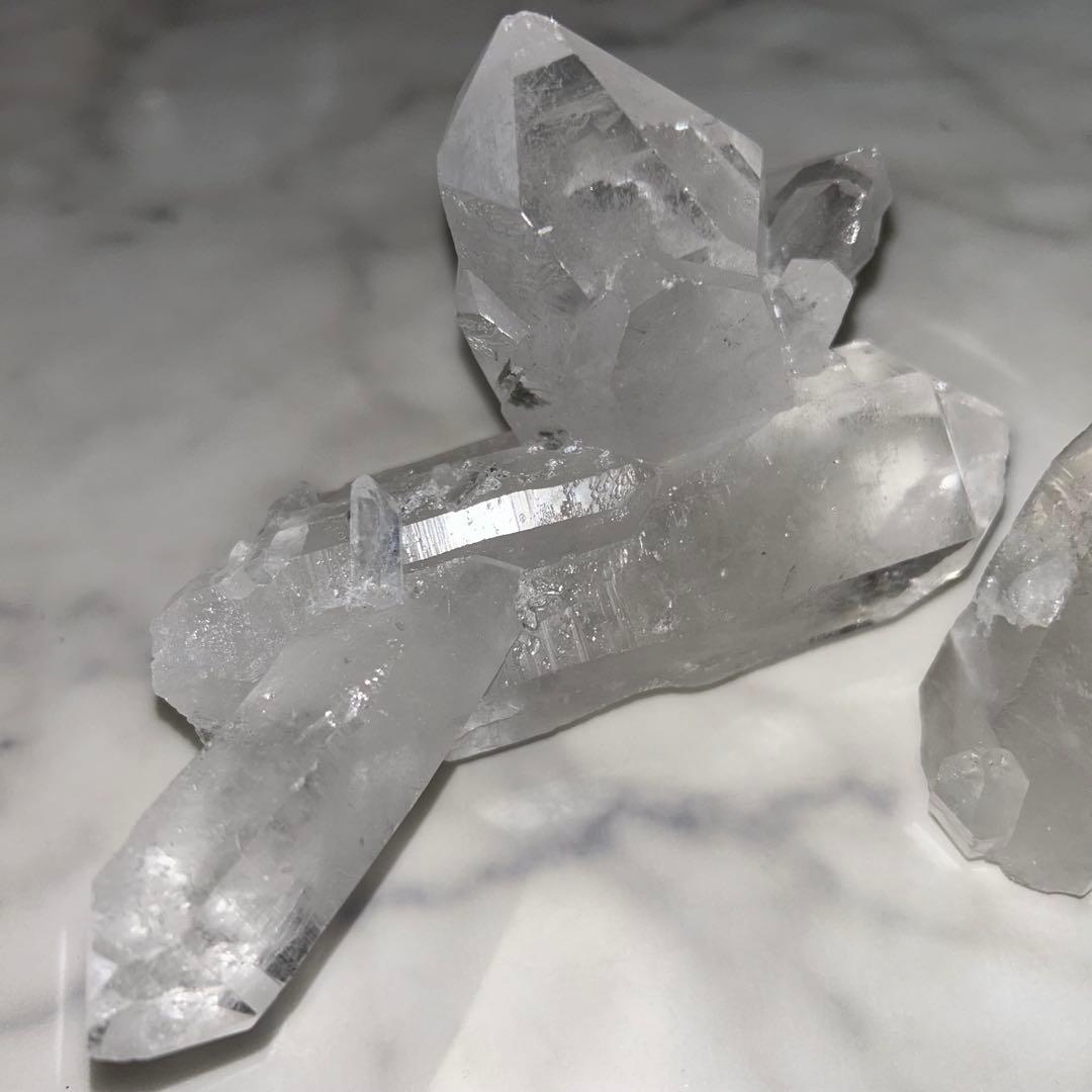 水晶 ポインター 原石 2点セット