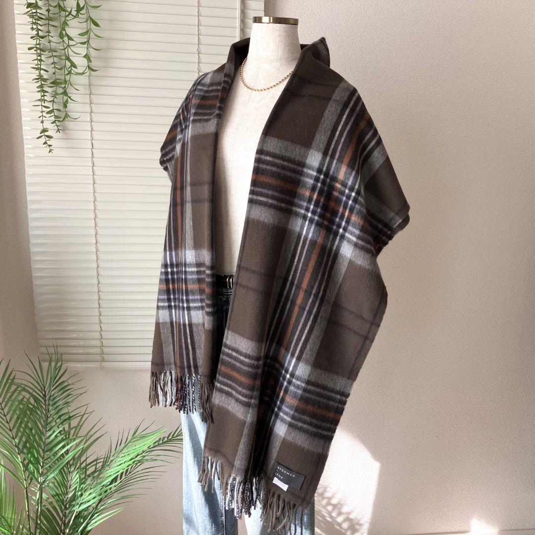 【新品同様】 BEGG＆CO LAMSWOOL ANGORA ストール