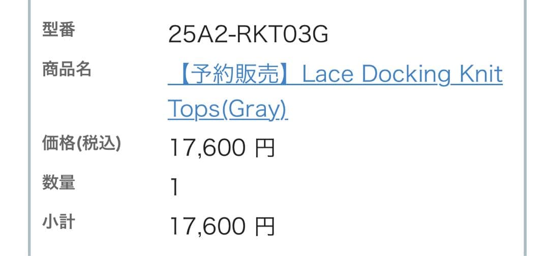 rielle riche トップス　グレー