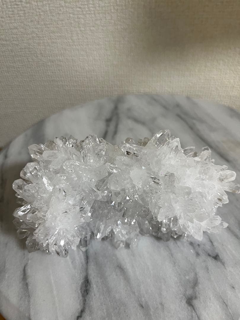 【天然石】菊花水晶　水晶クラスター　原石　貴州省産　両面タイプ　浄化