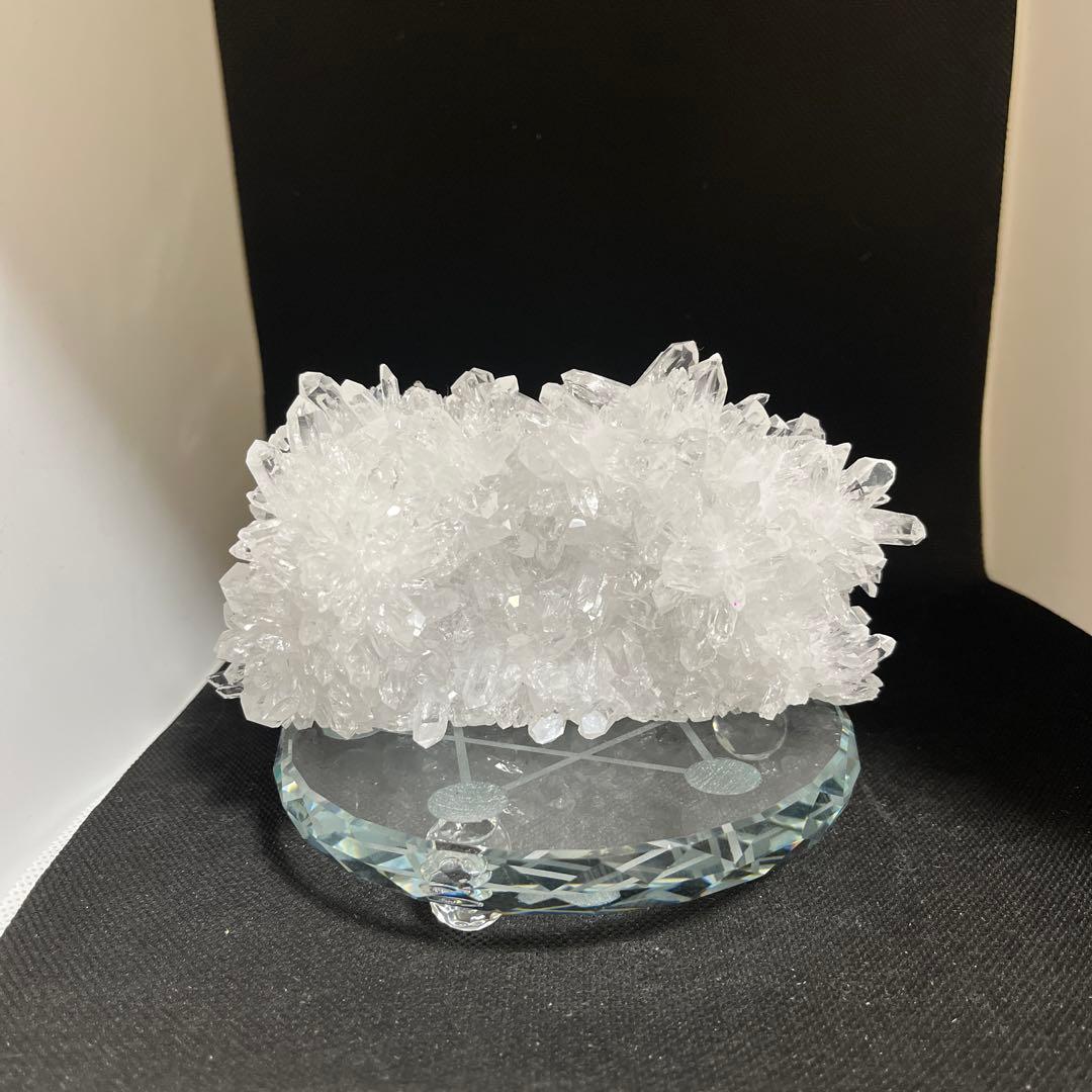 【天然石】菊花水晶　水晶クラスター　原石　貴州省産　両面タイプ　浄化