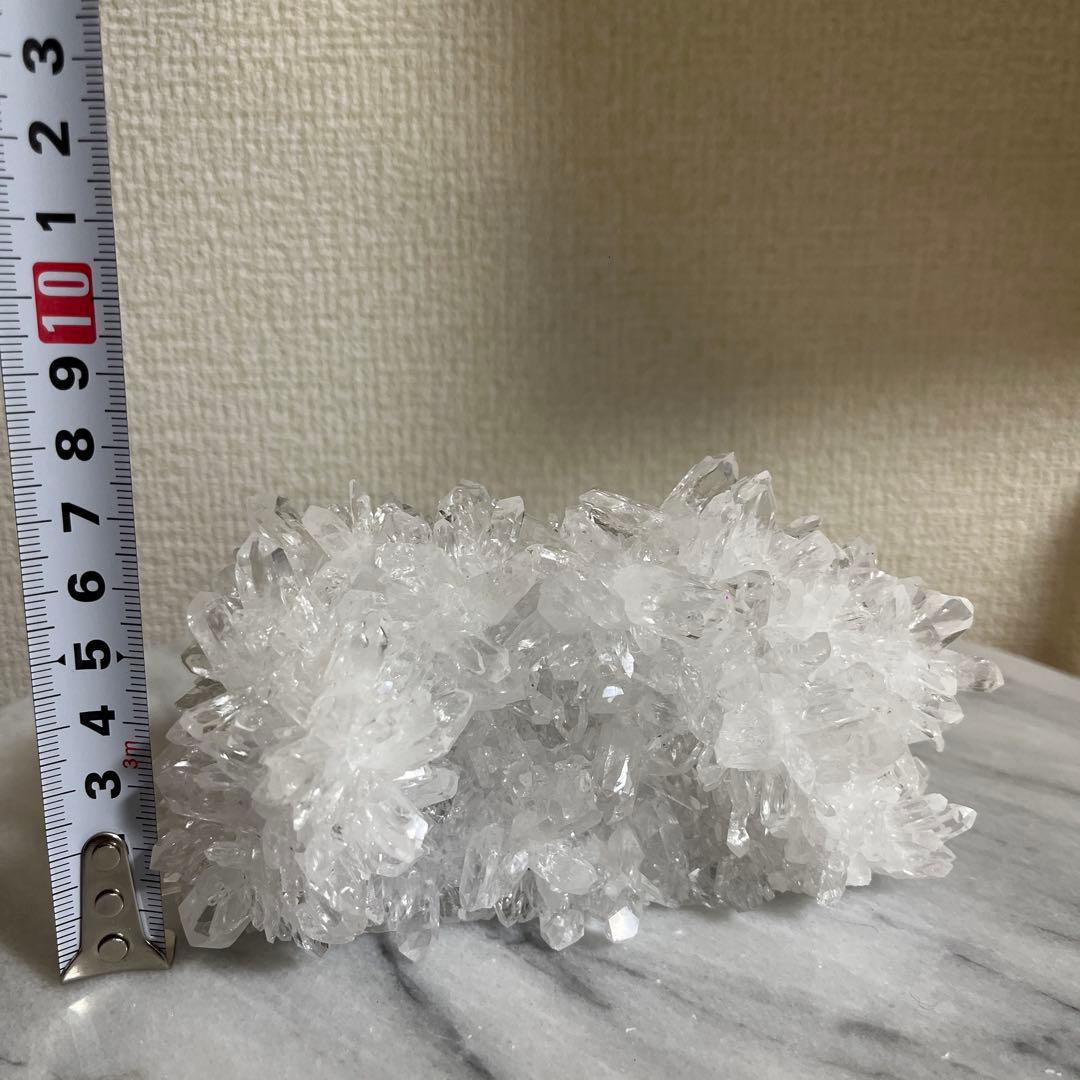 【天然石】菊花水晶　水晶クラスター　原石　貴州省産　両面タイプ　浄化