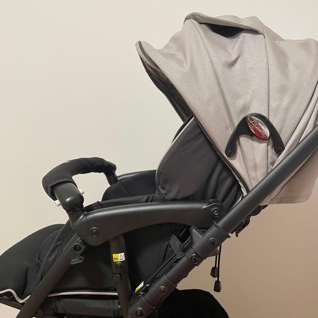 【美品】Aprica LUXUNA ベビーカー グレー アップリカ ラクーナ