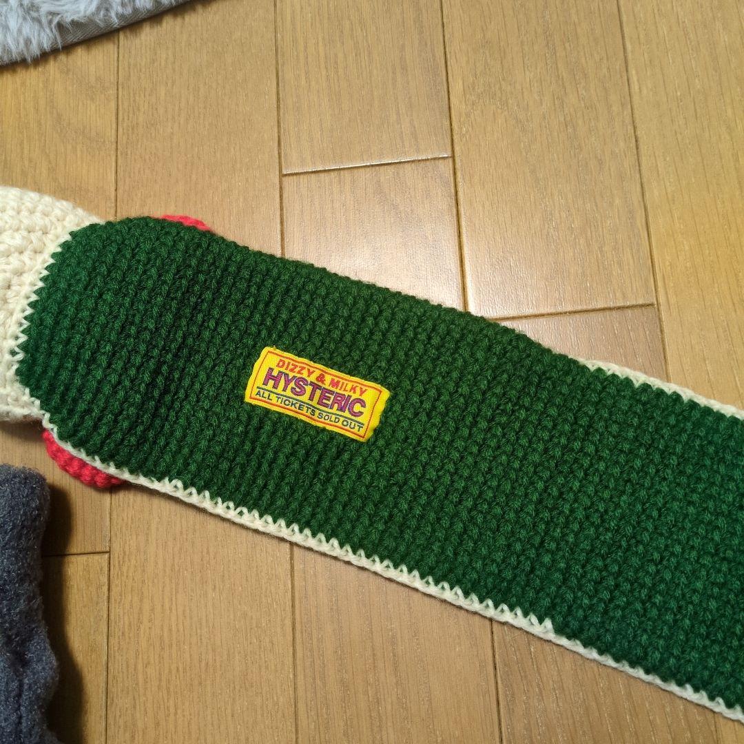 HYSTERIC GLAMOUR 編み物マフラー
