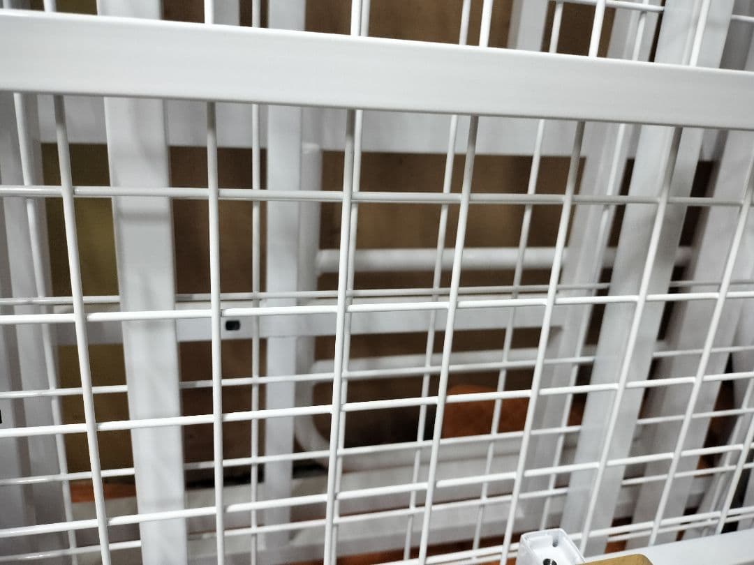 【千葉市花見川区引取限定】ROSTEM 階段付きパイプロフトベッド ホワイト