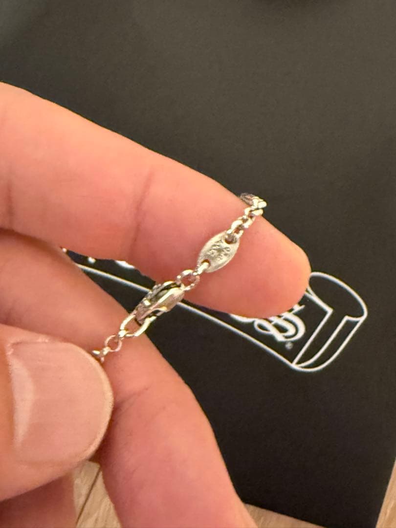 正規品Chrome Hearts クロムハーツロールチェーン20インチ